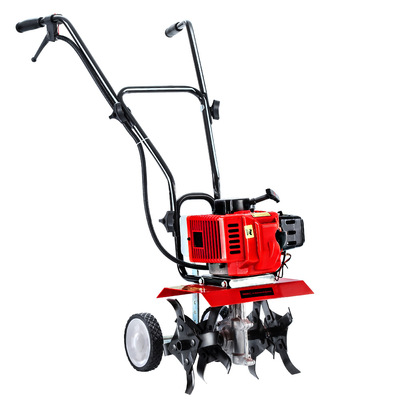 Tiller Rototiller Cultivator 65CC Garden Soil Power Mini Rotary Hoe