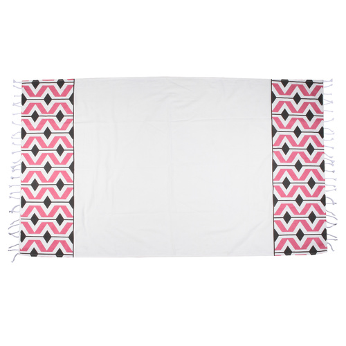 Turkish Towel Triangle 100 x 170cm Pink