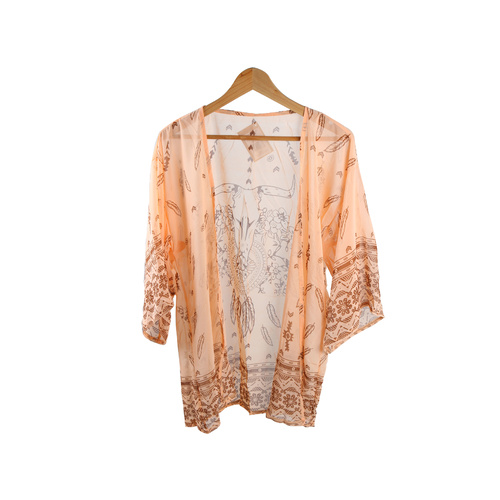 Loose Peach Beach DressLoose Peach Beach Dress One Size Fits Most  