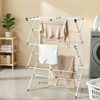 Foldable Clothes Drying Rack Portable Airer | EXTG