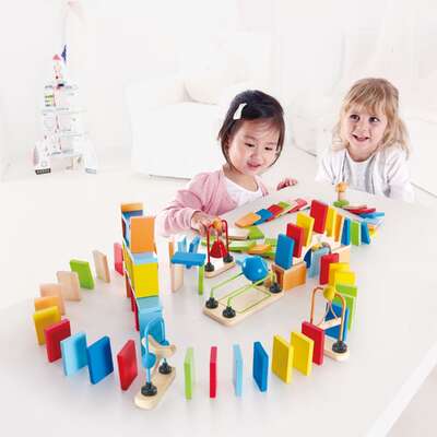 Hape Dynamo Dominoes 107pc Set | EXTG