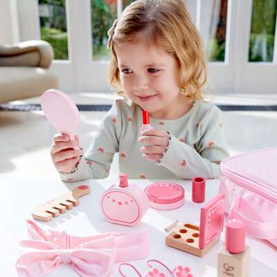 Hape 15pc Beauty Belongings Pretend Play Set | EXTG