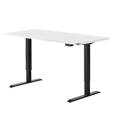 Standing Desk Motorised Electric Sit Stand Table Riser Computer Laptop Desks Black White