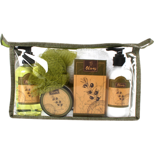 Bathroom Travel Set 5Pce In Pvc Bag