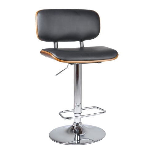 Luxury Style Alessia Wooden Bar Stool PU Leather 