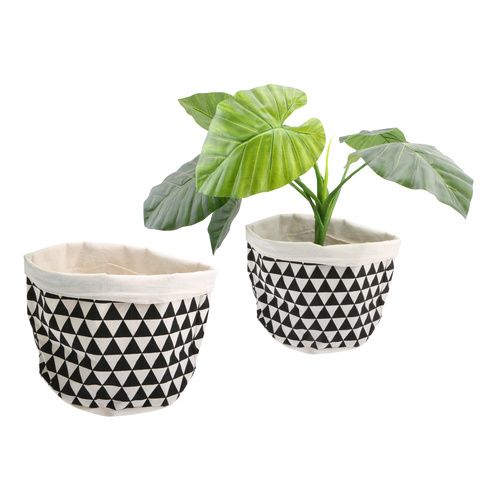 Triangles Medium Storage Basket 25 x 25cm