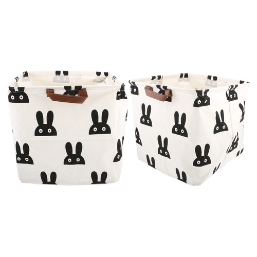 Bunny Cube Storage Basket 33 x 33 x 33cm