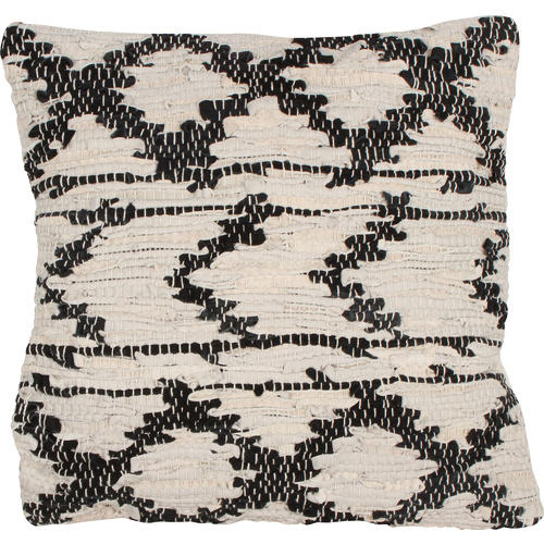 Moatsu Cotton Leather Hand Knit Cushion Cover Aztec 45 X