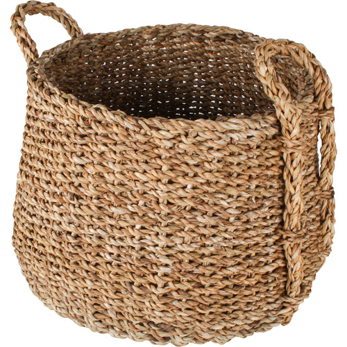 Set of 3 Sea Grass Dim Jhuri Design Small 16 x 21 x 20cm