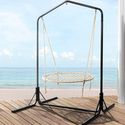 Hammock Chair With Stand Nest Web Outdoor Swing 100Cm