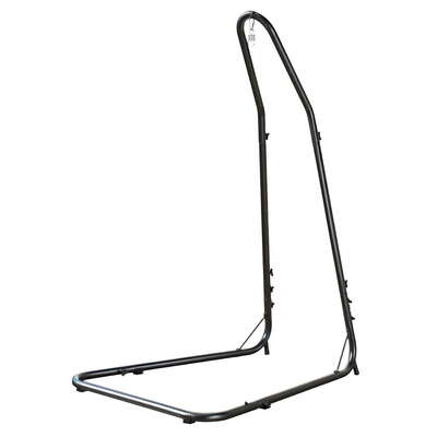 Hammock Chair Stand Heavy Duty Steel Frame Black