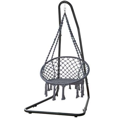 Hammock Hanging Chair with Steel Stand  Comfortable Swing Chair