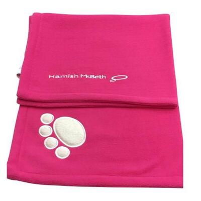 Rose Pink Dog Blanket 