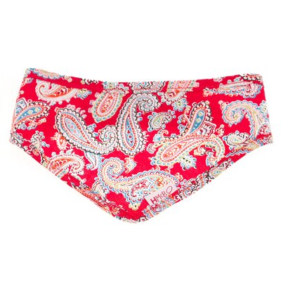 Red Paisley Dog Bandana Size Large 