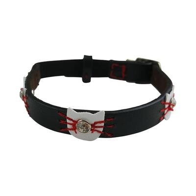 Black Felix Cat Collar Color Black 