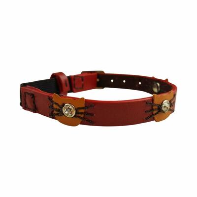 Red Felix Cat Collar Color Red 