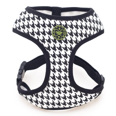 Black & White Dog Harness Size Small 