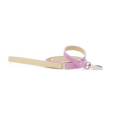 Pink Beige Dog Lead 