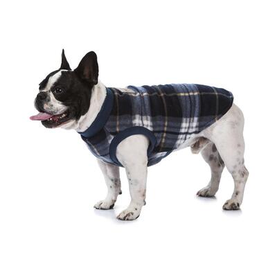 Blue Tartan Dog Pyjamas Size 35 