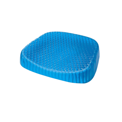 2 Pcs Gel Honeycomb Seat Cushion Flex Back Support Spine Breathable Protector