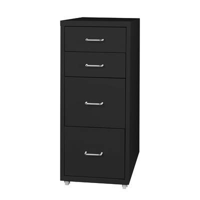 4 Drawer Office Drawers Cabinet Black