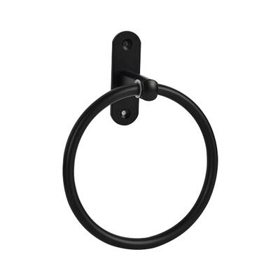 Towel Rack Aluminium Ring Round Rail Wall Mounted Bathroom Accessories