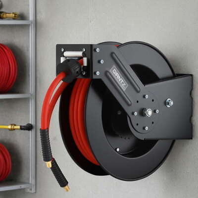 Retractable Air Hose Reel 3/8 Inch x 15m 300PSI