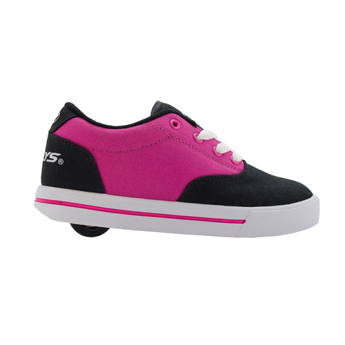 Heelys Launch EM Kids Skate Roller Shoes Boys Girls Sneakers Toddler Pink Black US 6