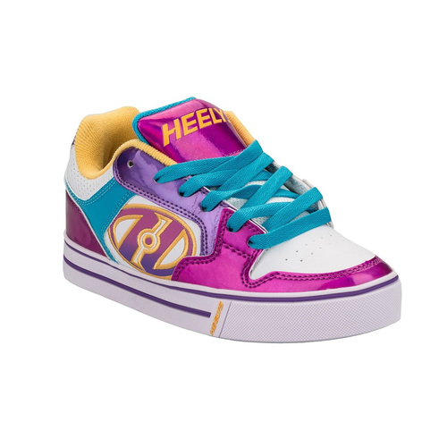 Heelys Motion Plus Kids Skate Roller Shoes Girls Sneakers multi colour Pink Blue US 7 
