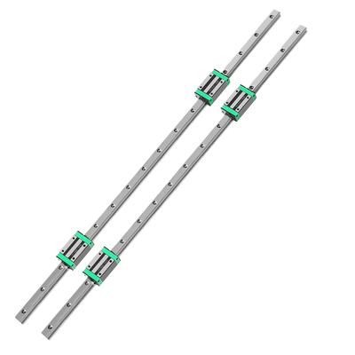 Linear Guide Rail 2PCS 1200mm + 4PCS HGH20CA Slider Block Bearing Steel CNC