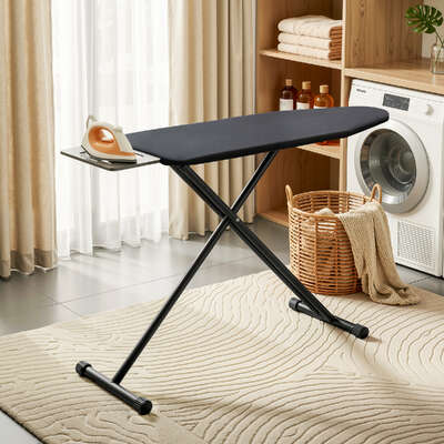 Foldable Ironing Board 6 Height Adjustable Iron Rest | EXTG