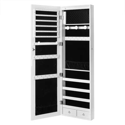 Premium Mirror Jewellery Cabinet LED - Sleek Modern Look Classic