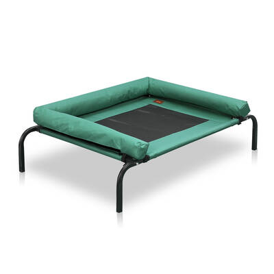 Small Green Heavy Duty Pet Bed Bolster Trampoline