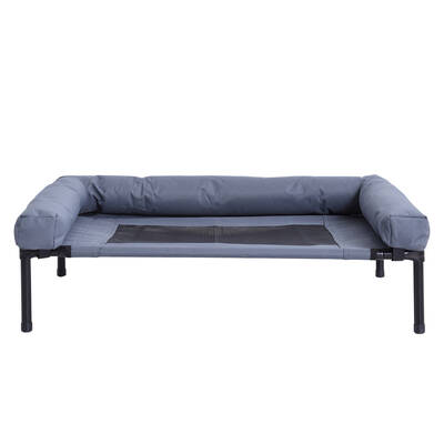 Size Small Grey Colour Raised Pet Cot