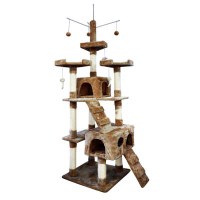 2.1M Cat Scratching Post Tree Gym House Condo Furniture Scratcher Tower
