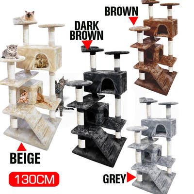 1.2M Cat Scratching Post Tree Gym House Condo Furniture Scratcher Tower