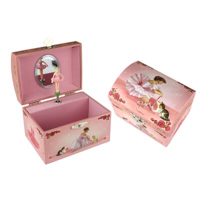 Rose Ballerina Dome Music Box
