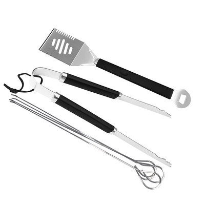 6Pcs BBQ Tool Set Stainless Steel Outdoor Barbecue