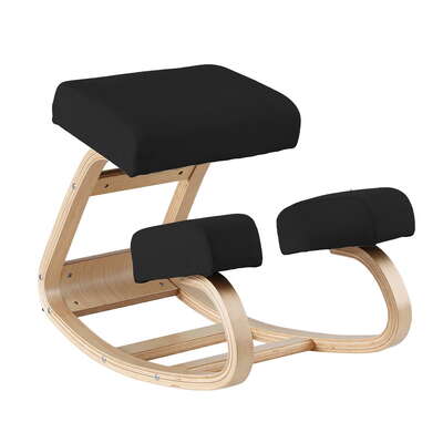 Ergonomic Kneeling Posture Chair Memory Foam Office Stool Black