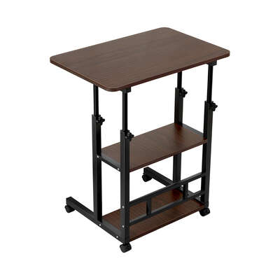 Mobile Laptop Workstation Desk Height Adjustable Computer Table 60cm