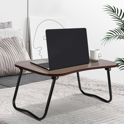 Portable Bed Tray Table - Dark Wood