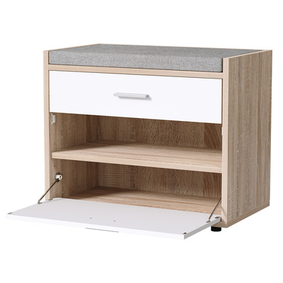 Shoe Cabinet Bench Shoes Storage Organiser Rack Fabric Wooden Cupboard