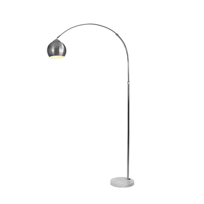 Modern LED Floor Lamp Stand Reading Silver