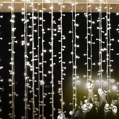 LED Curtain Fairy Lights Wedding Indoor Outdoor Xmas Garden Party Decor