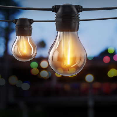 Radiant 41m Festoon Lights Create a Winter Wonderland