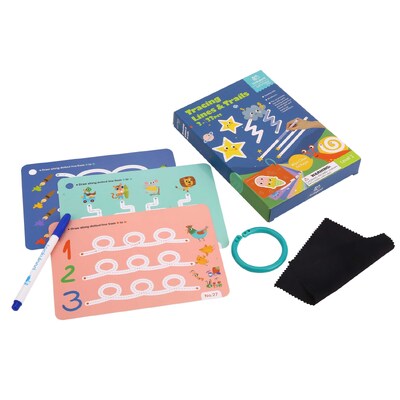 Let'S Trace-Tracing Lines&Trails Flash Cards