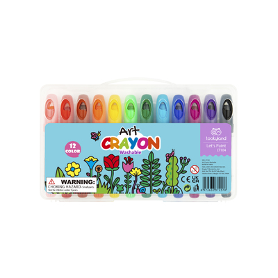 Silky Crayon Art -12 Colours