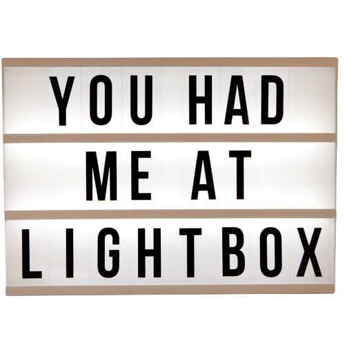 Cinematic Light Box A4 Size 12V