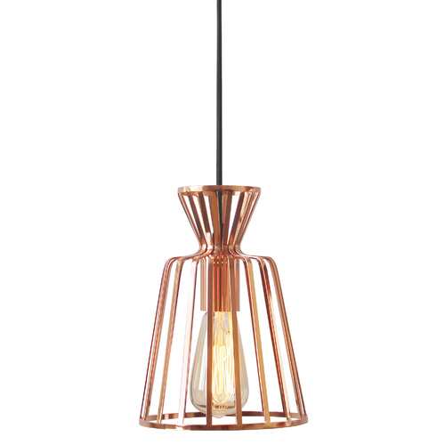 Copper Hanging Metal Pendant Lamp 25 x 17cm 