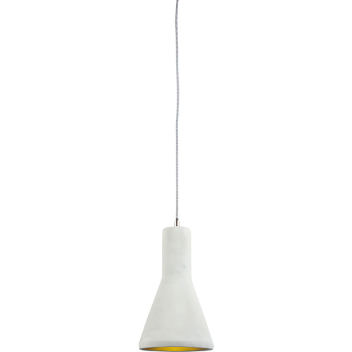 Luminite Concrete Funnel Pendant Lamp 30 x 18cm